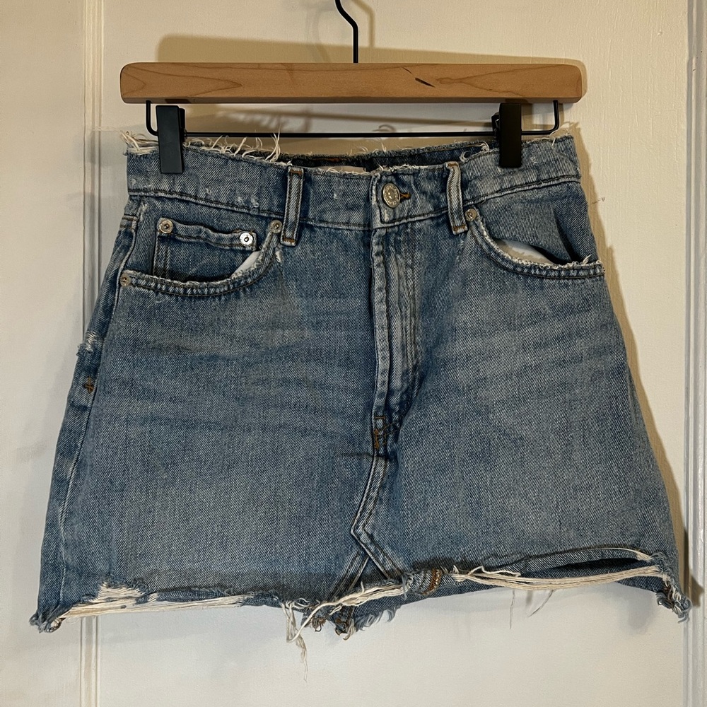 Zara Denim Mini Skirt